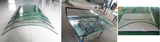 10mm Silk Screen Curved Glass for Cake Display Cabinet