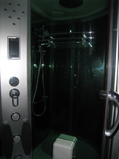 Bathroom Completed Curved Toughened Glass Aluminium Frame Shower Room