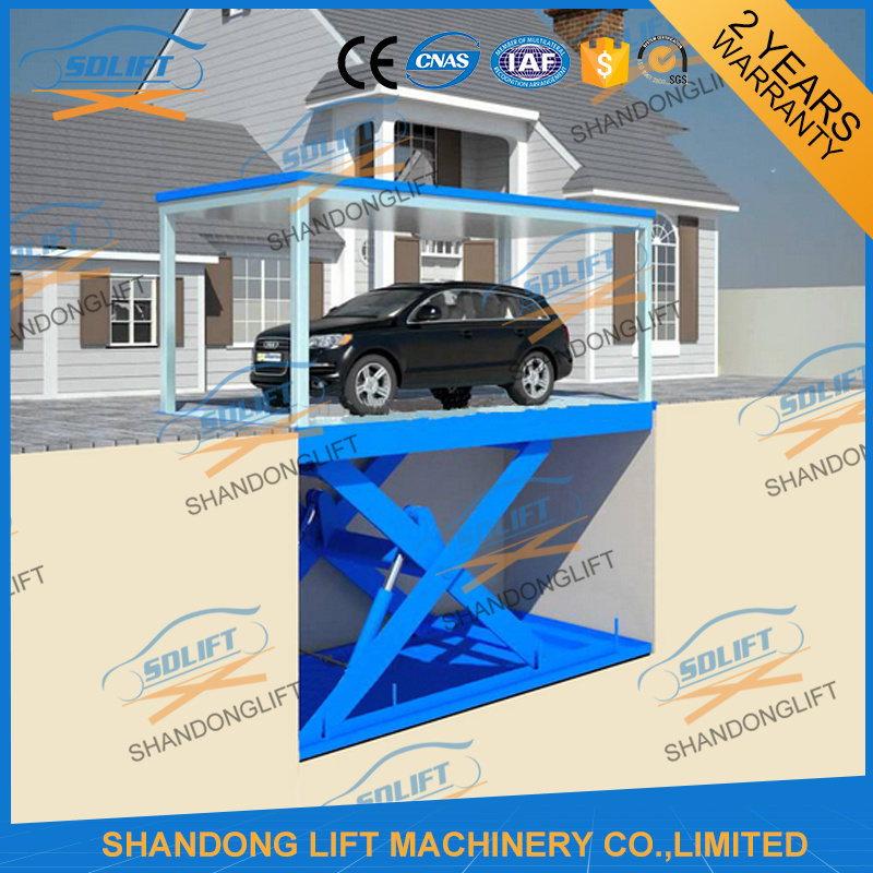 Simple Double Deck Car Parking System for Basement Car Parking with Ce