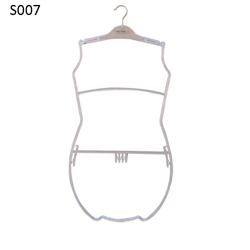 Heavy Duty Body Shape Plastic Swimwear Display Hanger for Display