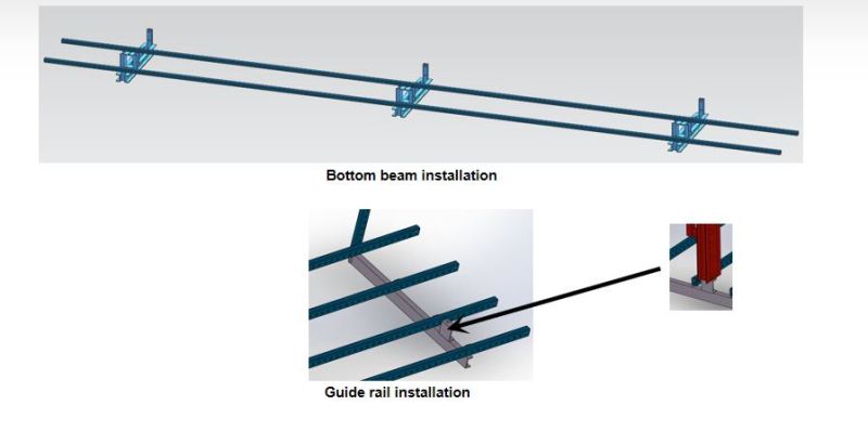 Outside Wall Attachment Wind Proof Screen for Consruction