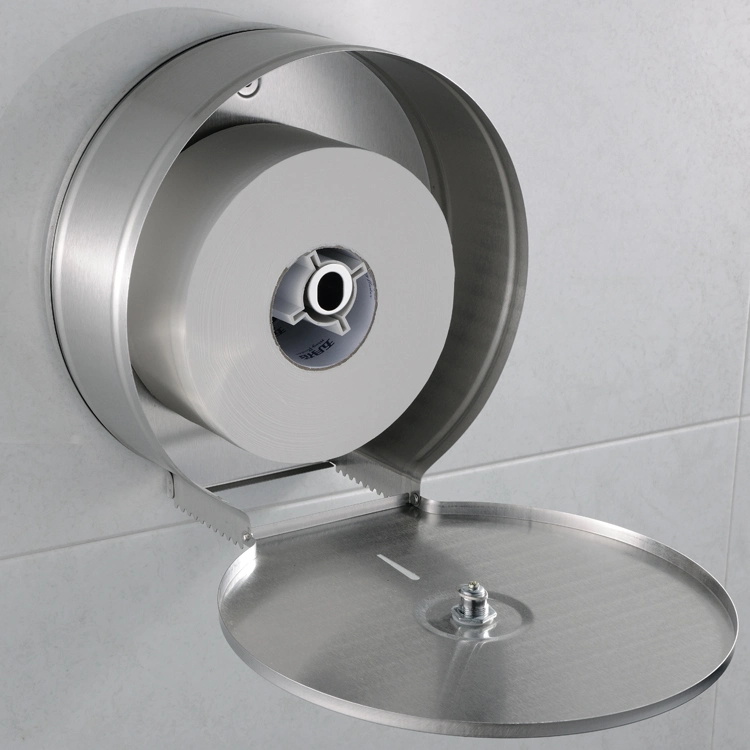 Bathroom Accessories Wall Mounted 304 Stainless Steel Toilet Paper Towel Roll Dispenser for Hotel