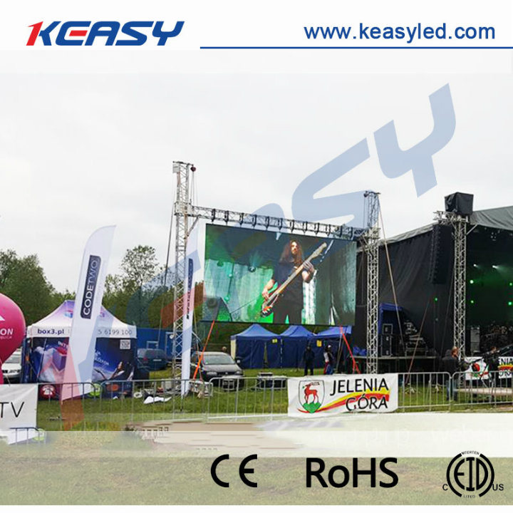 Full Color P4.81 Indoor Curved LED Video Screen Display for Events Rental