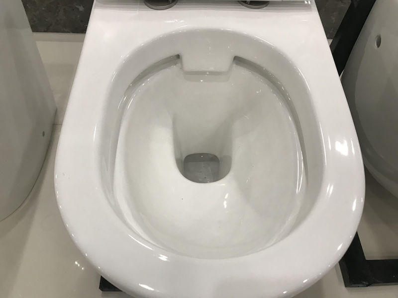 Wc Sanitary Ware Best-Selling Round Wall Hung Toilet