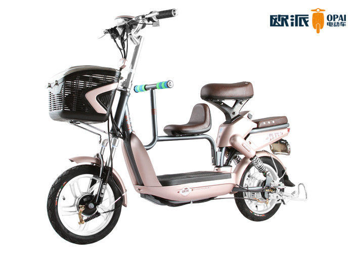 Pedal Lithium Electric Scooters Bicycles, Electric Bike with Child Seat