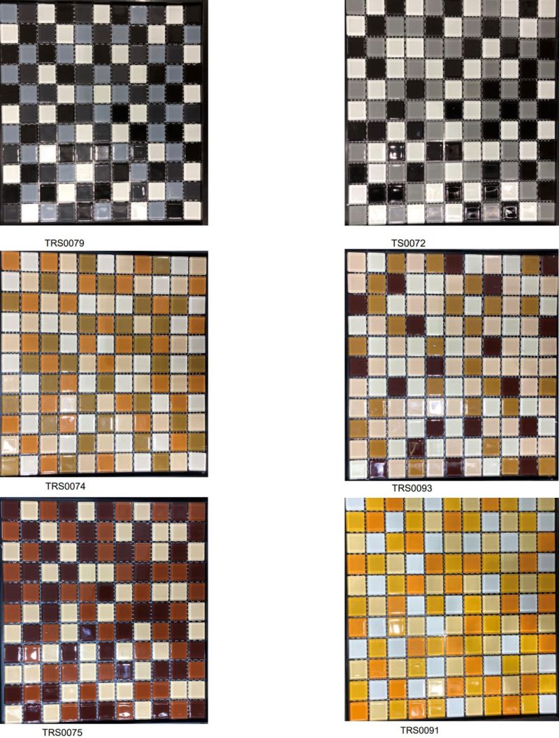 Latest Design Kitchen Backsplash Wall Mosaic Mix Aluminum Mosaic Tile