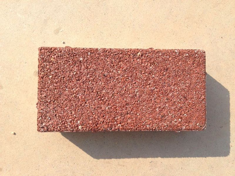 Porous Pervious, Ceramic Water Permeable Brick Paver for Driveway, Walkway