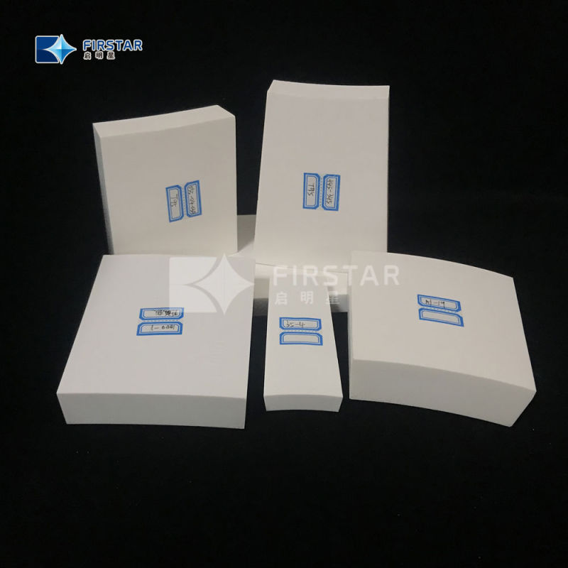 Manufacturers 10 mm Alumina Curved Plate Ceramics Ball Mill Liners
