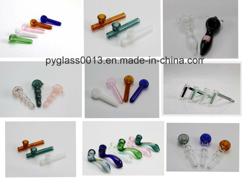 Thick Glass Water Pipe Honeycomb Filter Smoking Accessories