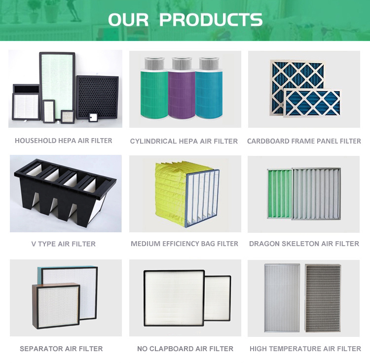 Filter Air Manufacturer Can Be Customized Logo HEPA Composite with Carbon Filter