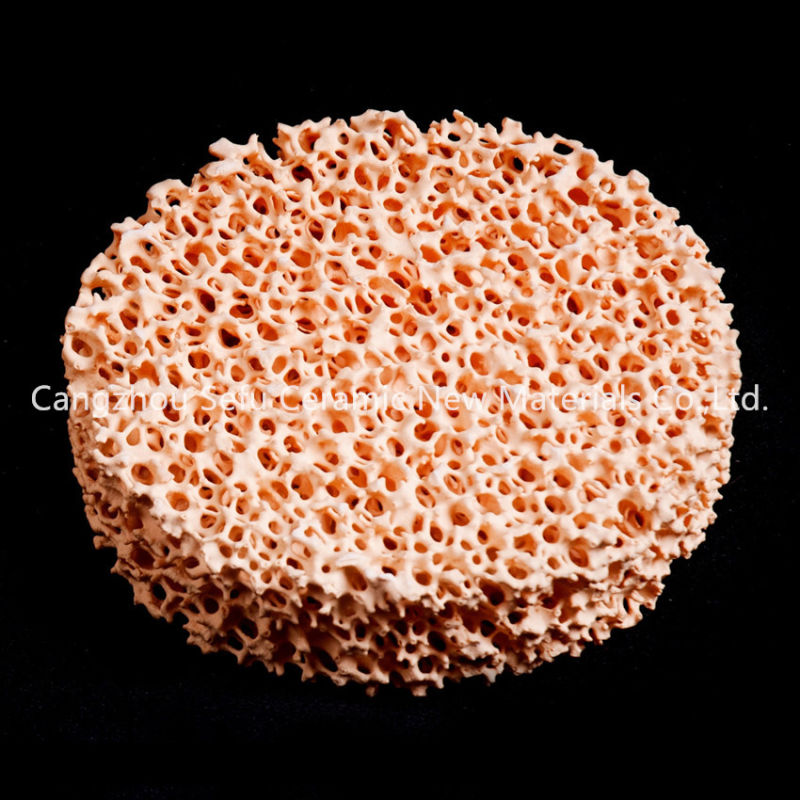 Zirconia Foam Ceramic Filter with Three-Dimensional Structure