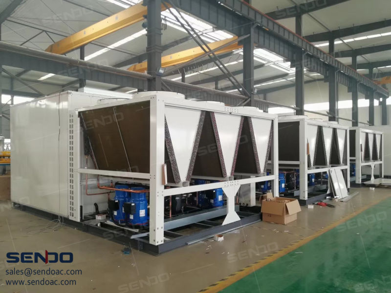 Industrial Rooftop Packaged Air Conditioner with Heat Recovery/Free Cooling/Gas Burner
