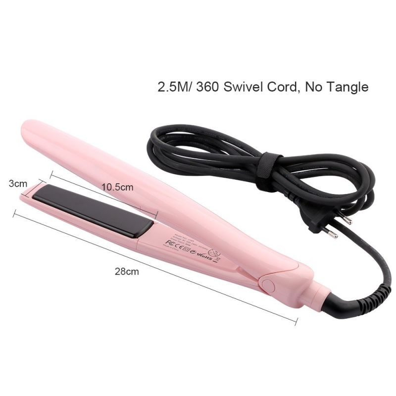 2021 Top Quality Cheap Fast Anti-Scald Ultrasonic Infrared Ceramic Plate 2 in 1 Hair Straightener