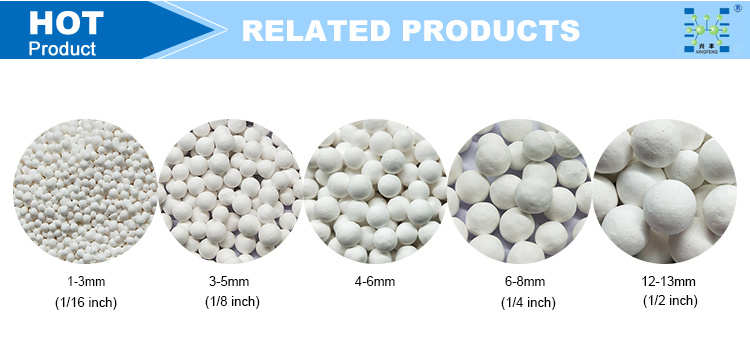 3-5mm Activated Alumina Ball Catalyst Carrier
