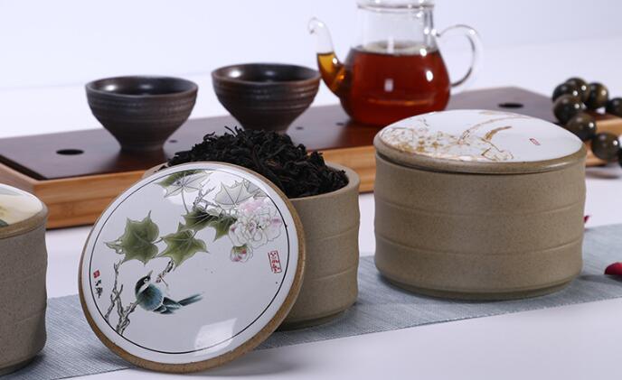 Ceramic Tea Jar Ceramic Sealed Jar Ceramic Decorative Jar