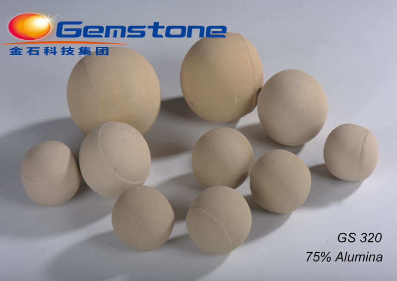 75% Al2O3 Medium Alumina Ceramic Grinding Ball for Ceramic Industry