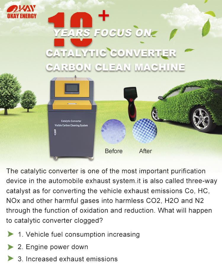 Oxy-Hydrogen DPF Catalytic Converter Carbon Cleaner Machine