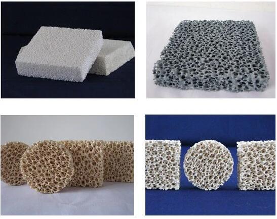 High Strength Round Porous Ceramic Foam Filter for Casting filtration