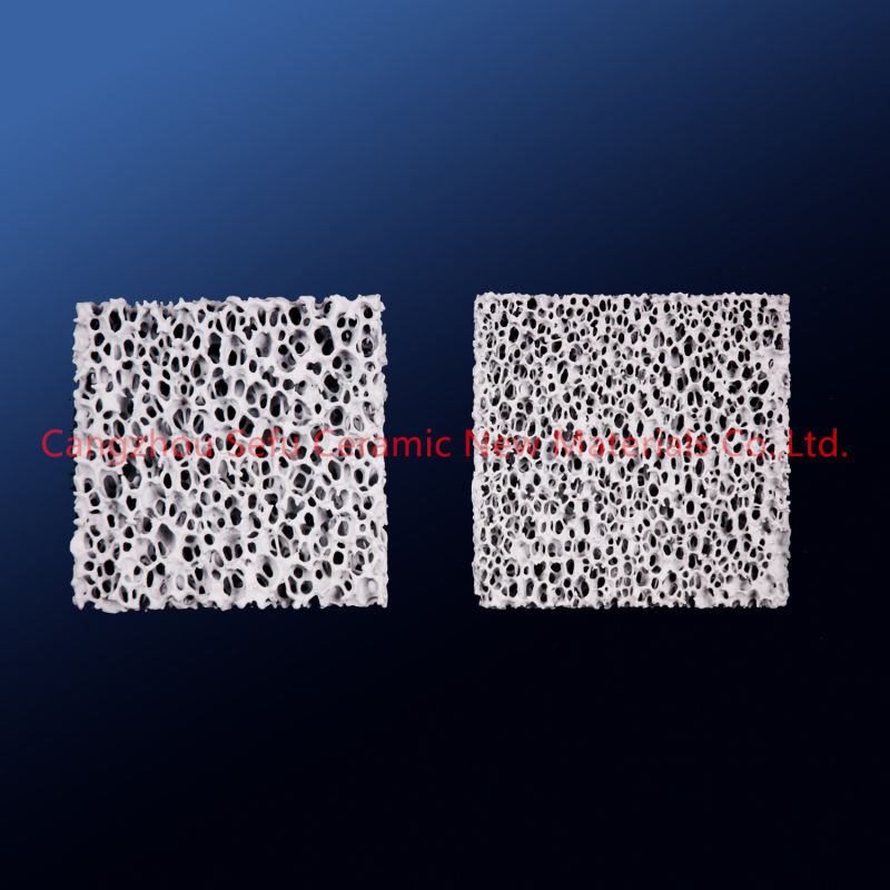 Sic Refractory Materials Ceramic Foam Filter Made in China