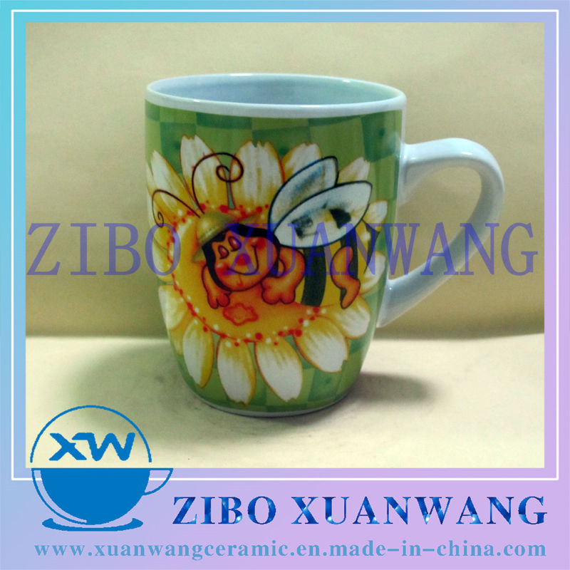 Hot Style 12 Oz Ceramic Mug with Creative Printing Ceramic Coffee Mug