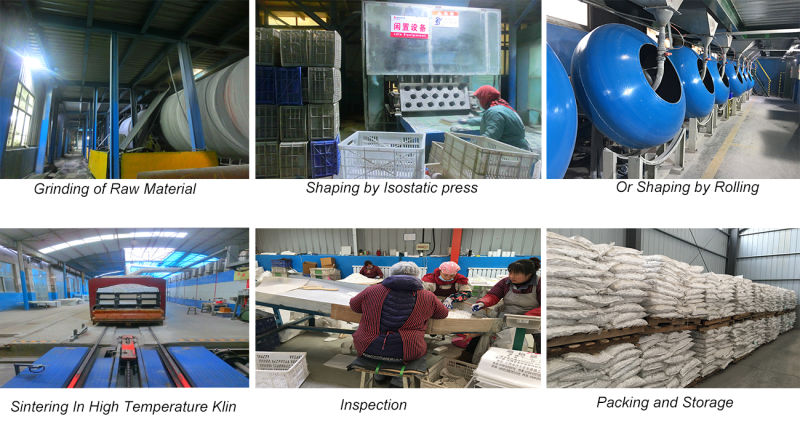 Manufacturer's High Quality Alumina Ceramic Ball as Catalyst Proppant