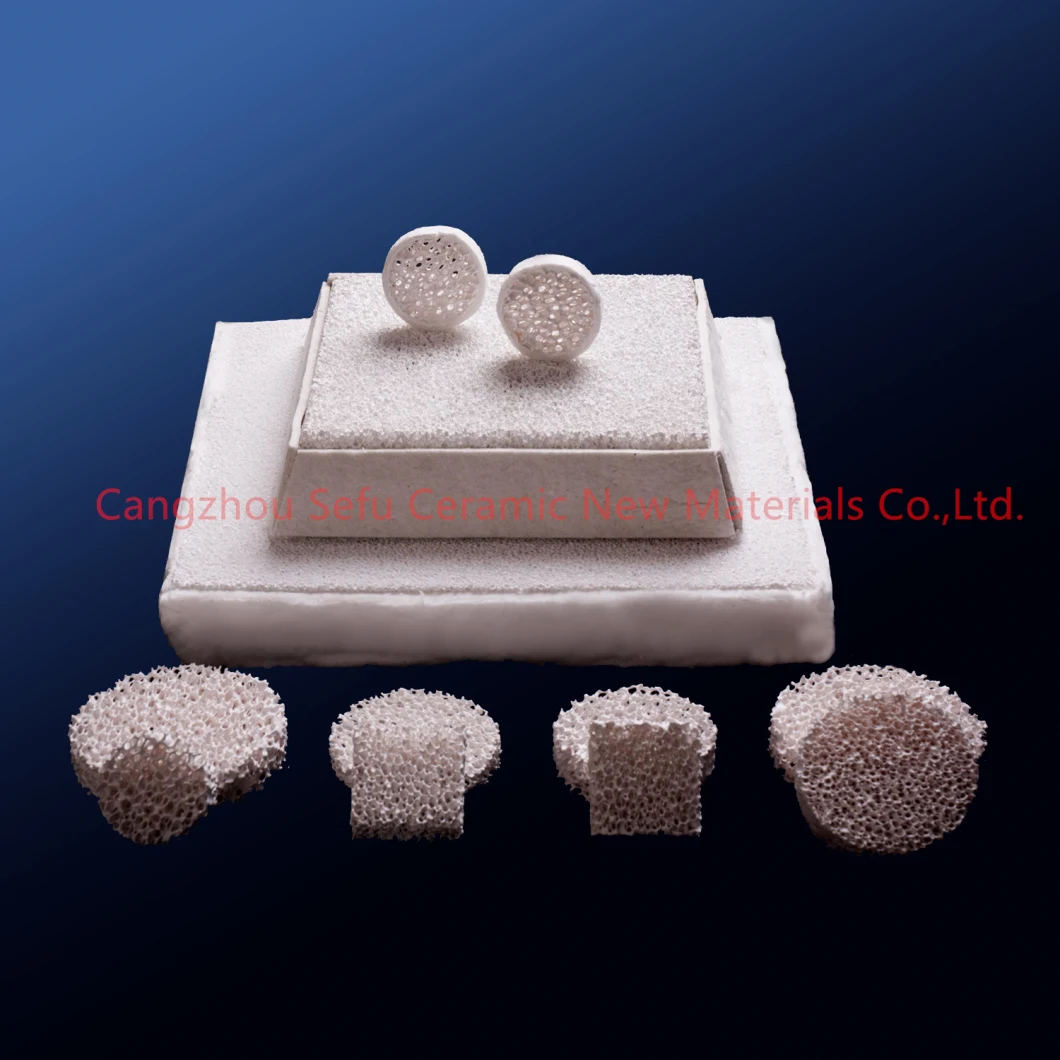 Silicon Carbide, Zirconia, Alumina Foundry Ceramic Foam Filter