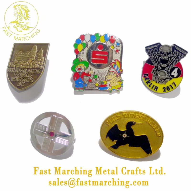 Factory Price Custom Lapel Metal Plate Pin Badge Manufacturers