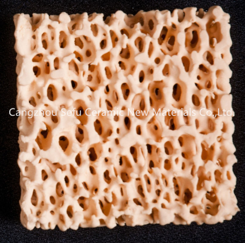 Zirconia Foam Ceramic Filter with Three-Dimensional Structure