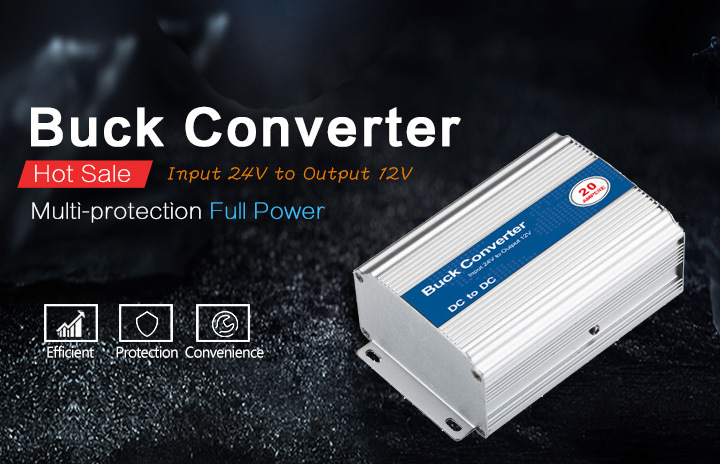 24V DC to 12V DC Converter Voltage Converter 20A for Alarm System