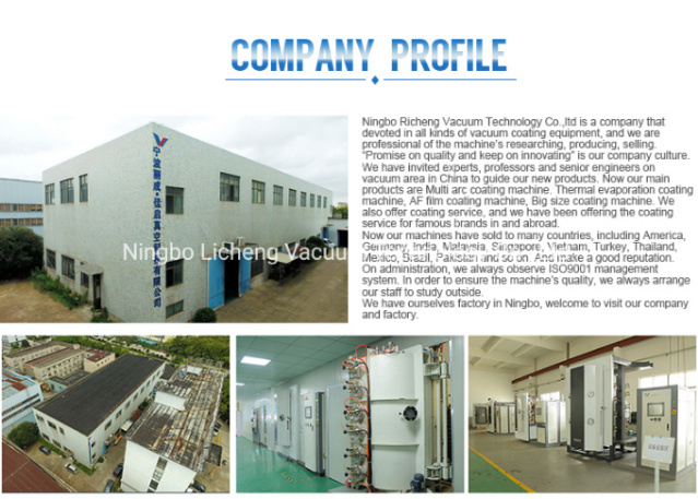 Supplier of Vacuum Coating Equipment for Ceramic PVD Coating Machine