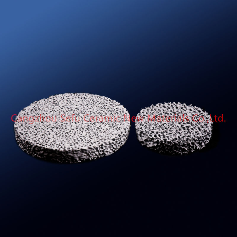 Round Silicon Carbide Ceramic Foam Filter