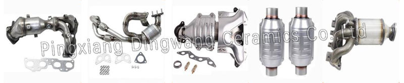 Auto Exhaust System Catalytic Converter Ceramic Catalyst