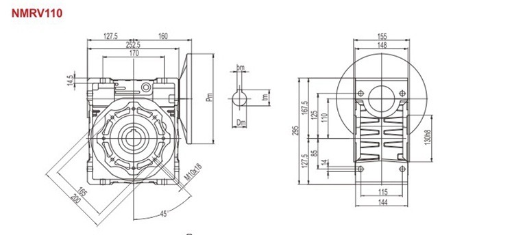 Discount Worm Gear Reducer for Ceramic Industry