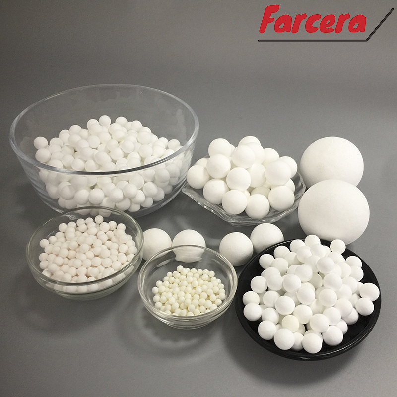 Support Medium Inert Ceramic Ball 17%-99% Alumina Packing Ball