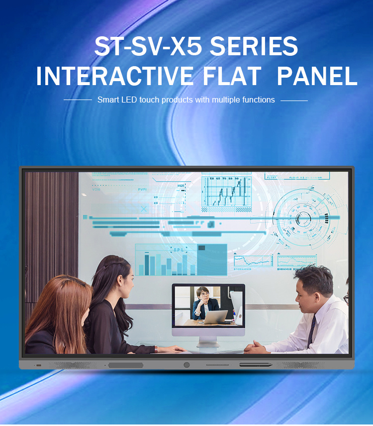 75 Inch Infrared LCD Touch Screen Interactive Panel for Office