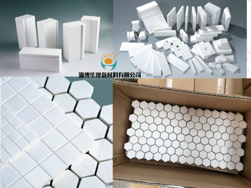 92% Alumina Ceramic Brick From Industry Ceramic Manufacturer