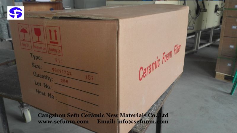 Round and Square Zirconia Ceramic Foam Filter for Foundry