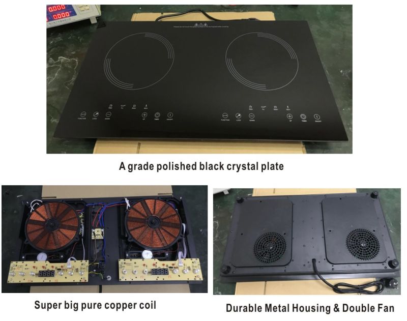 Hybrid Built-in 2 Burner Infrared Cooker vs Induction Cooker