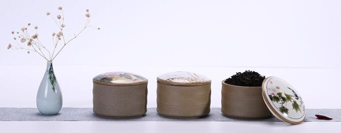 Ceramic Tea Jar Ceramic Sealed Jar Ceramic Decorative Jar
