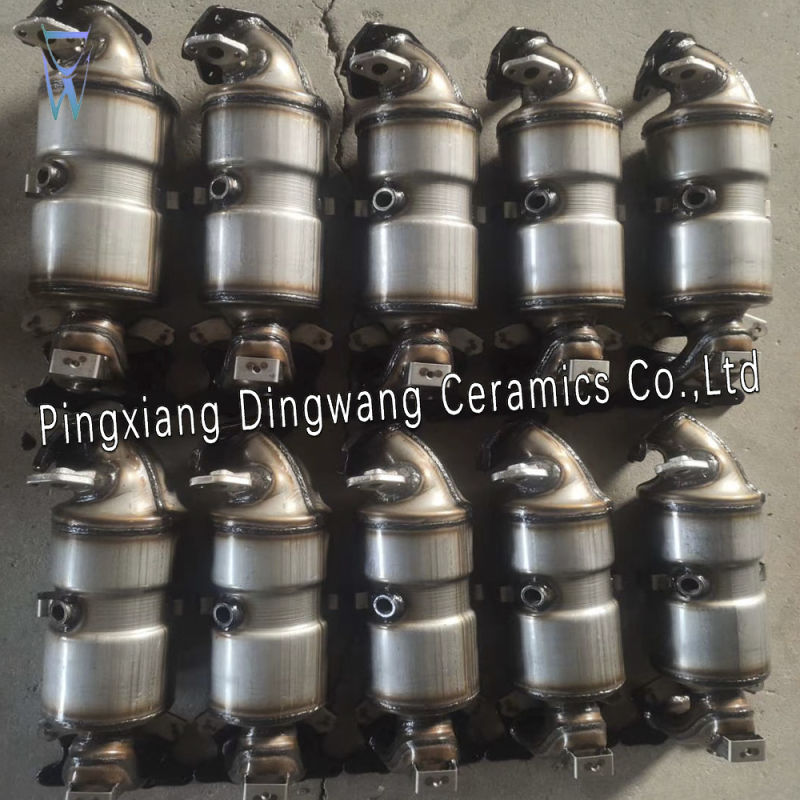 Auto Stainless Steel Catalytic Converter for Zotye T600 2.0t with Ceramic Catalyst