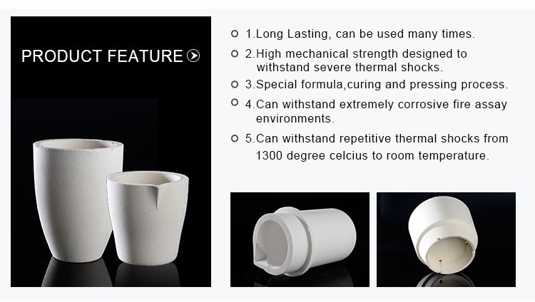 High Quality Ceramic Refractory Clay Pot for Melting Gold