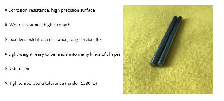 Si3n4 Bonded Sic Ceramic Thermocouple Tube