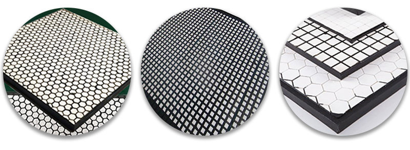 Factory Composite Ceramic Wear Liners, Wear Rubber Ceramic Plate