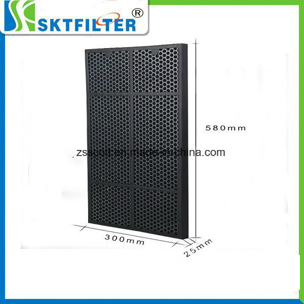 Honeycomb Carbon Filter of Small Air Resistance