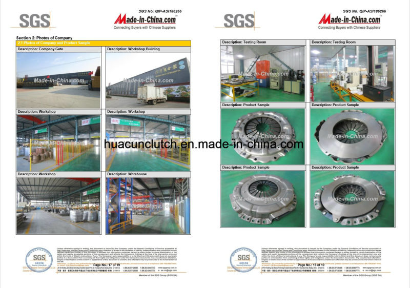 Yutong Bus Clutch Disk, Clutch Driven Disc with Factory Price