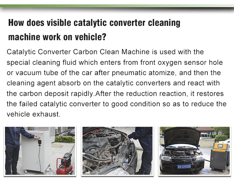 Exhaust Catalytic Converter Cleaning Machine
