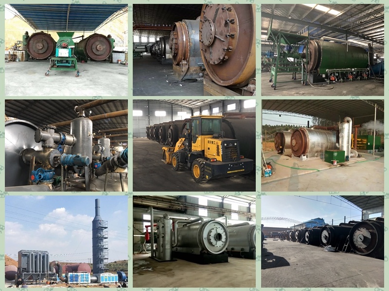 Environmental 10 Tpd Catalytic Waste Tyre Pyrolysis Plant