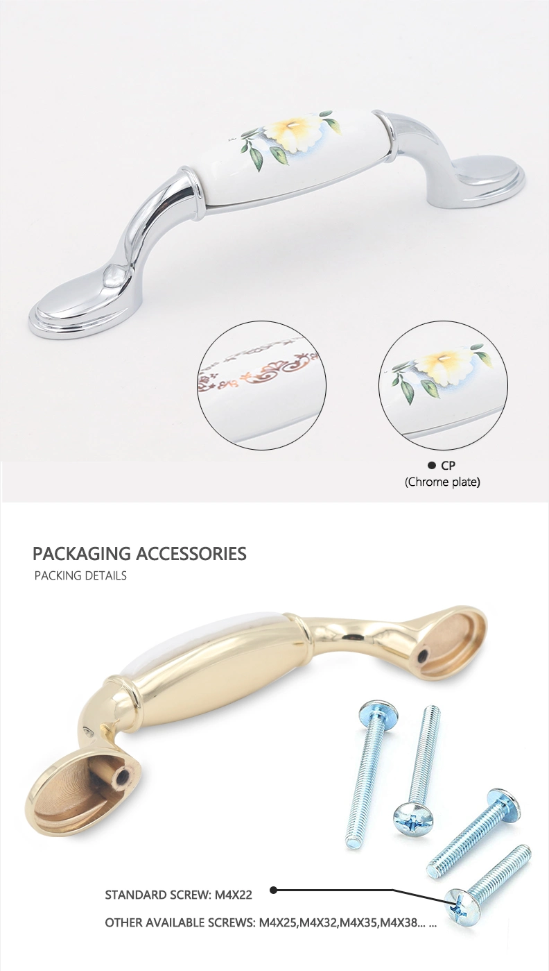 European Good Quality New Style Ceramic Drawer Handle Manufacturers