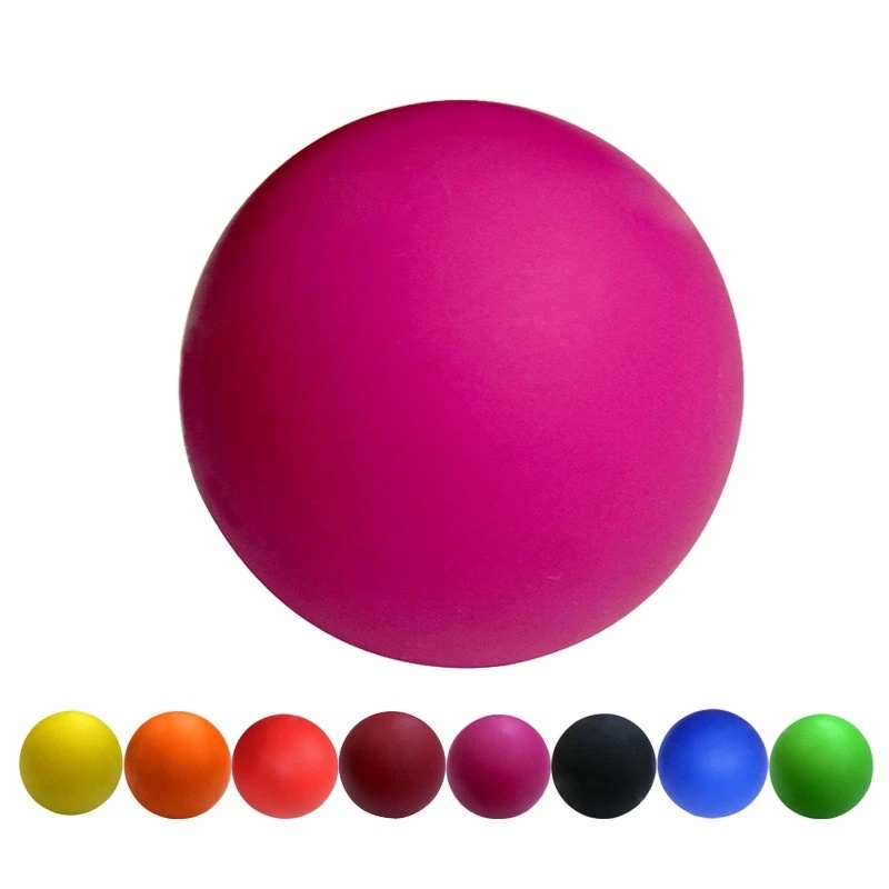 colorful Silicone Massage Ball Single Lacrosse Ball Massage Ball for Yoga