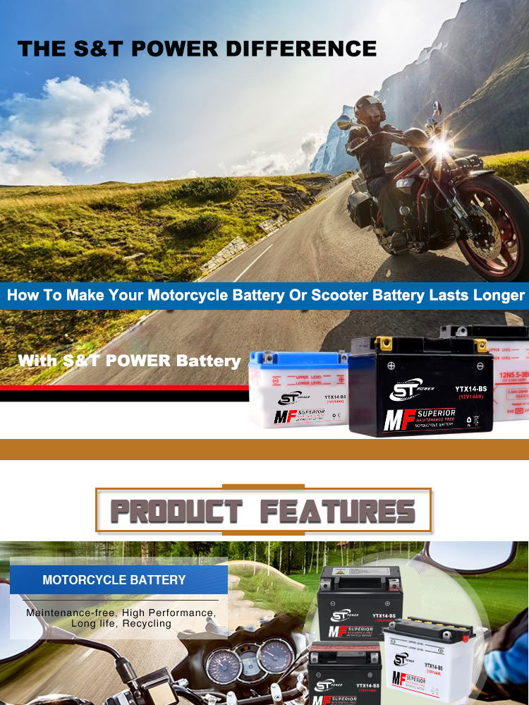 Good Selling 12V 9ah Gel Mf Motorcycle Battery Good Price Ytx9